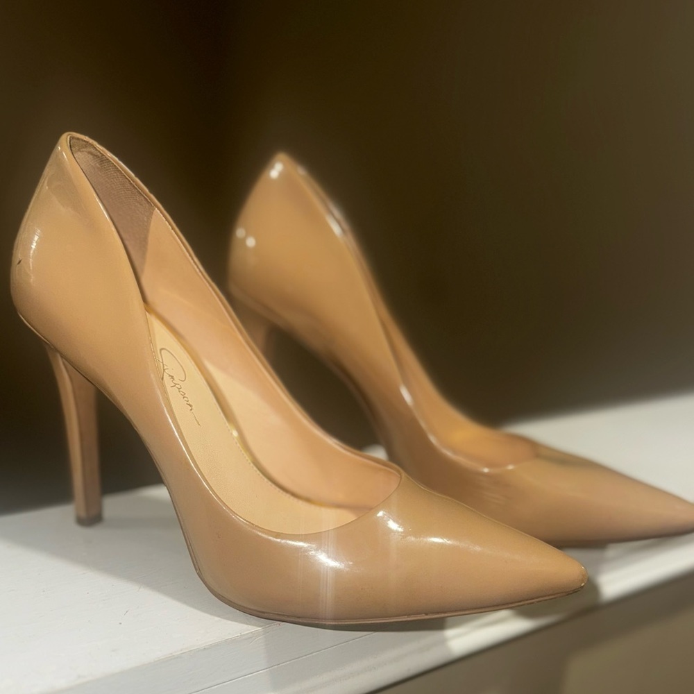 Jessica Simpson Classic Nude Heels
